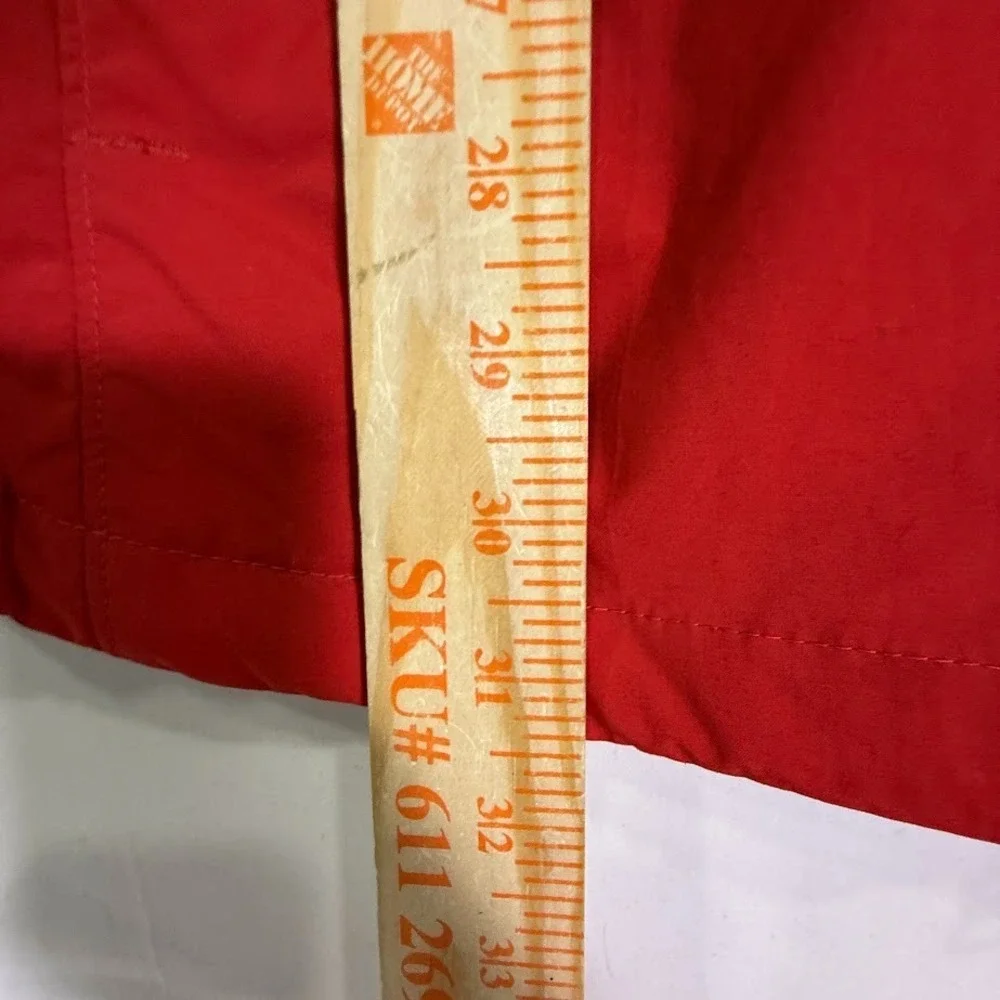 Columbia Sportswear Windbreaker Jacket‎ Women's M Red Black Full Zip Y2K